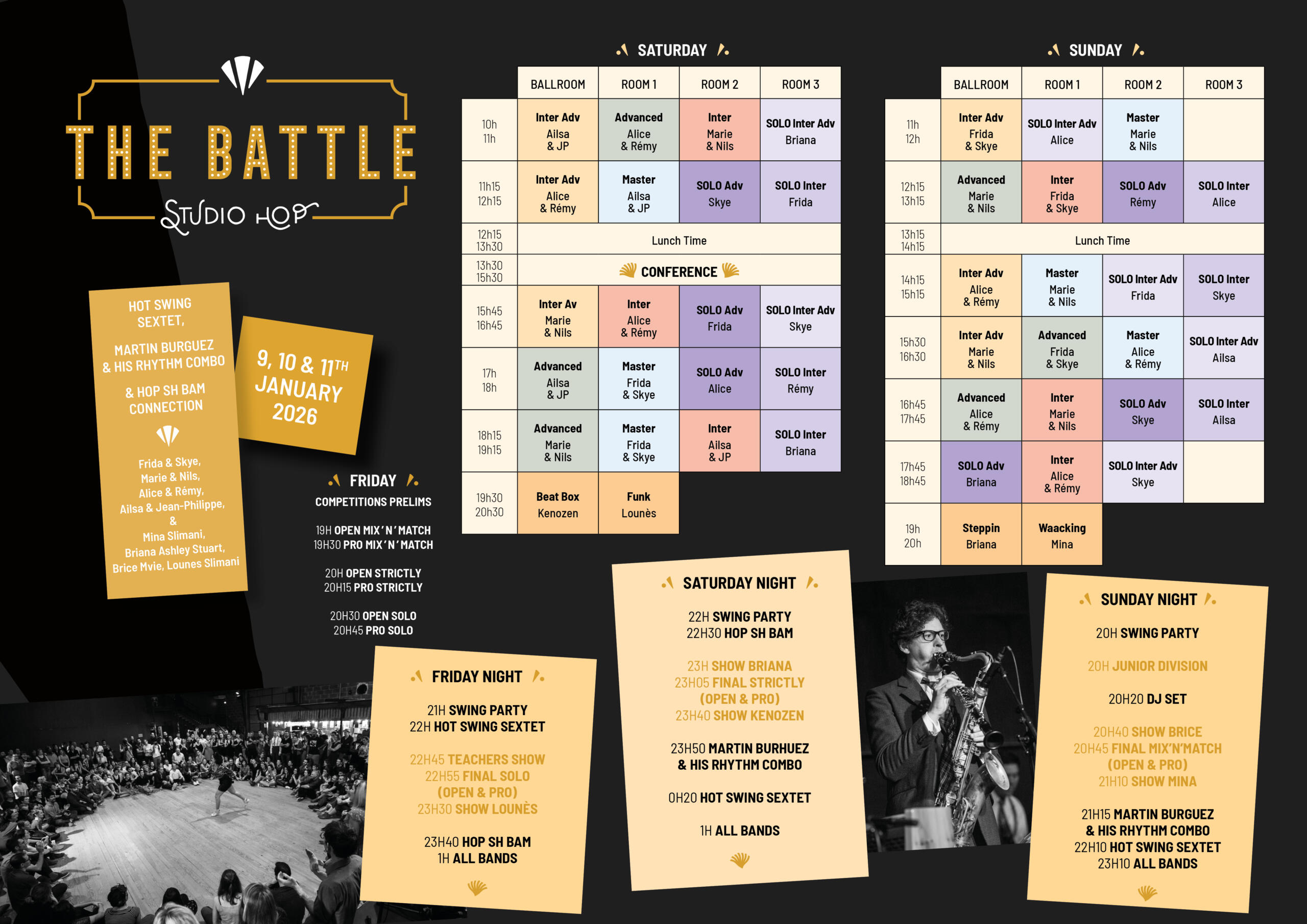 studiohop-festival-battle-schedule Schedule for The Battle 2026